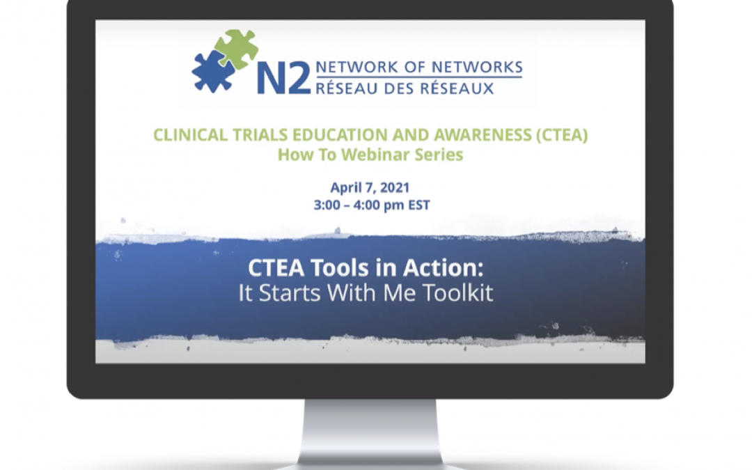 Thank you for attending the It Starts With Me – How and Why to Participate in Clinical Trials webinar