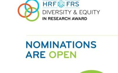 HRF Diversity & Equity in Research Award – Call for nominations