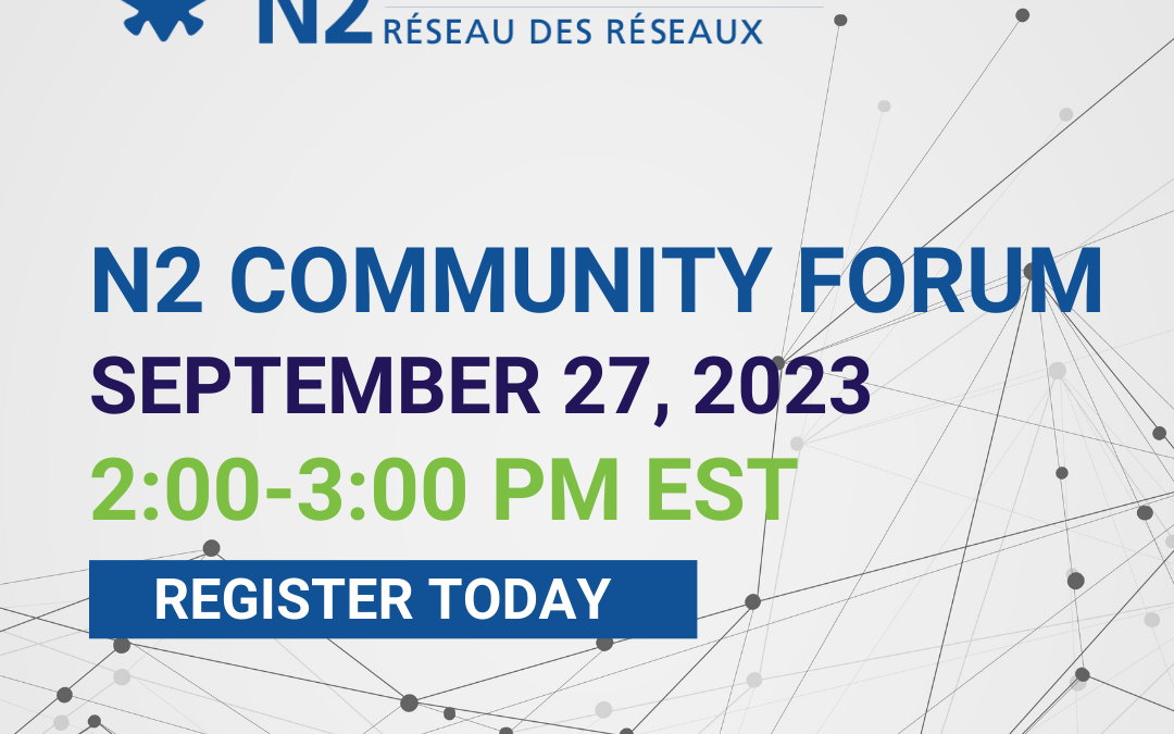 Register for the September N2 Community Forum!