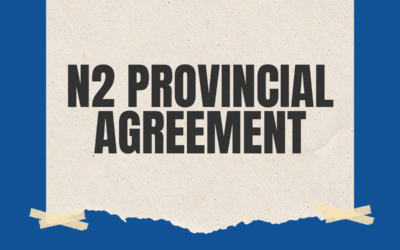 Renewal of Provincial Agreements