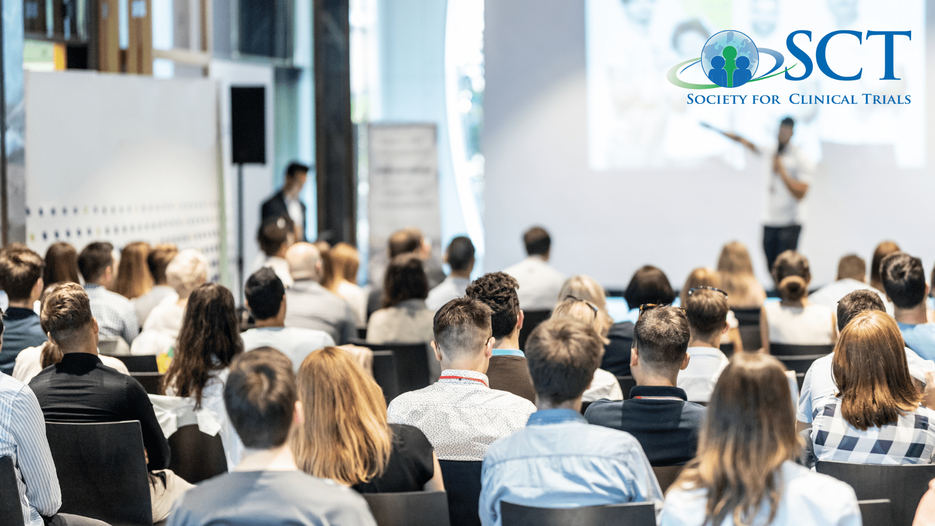 Audience attending a session at the Society for Clinical Trials Annual Meeting.