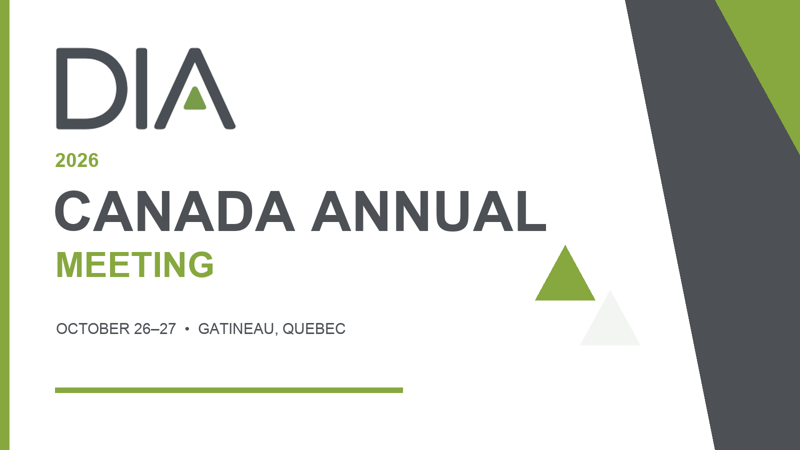 2026 DIA Canada Annual Meeting